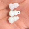 nice emerald gourd bead high quality multi size smooth jade bead