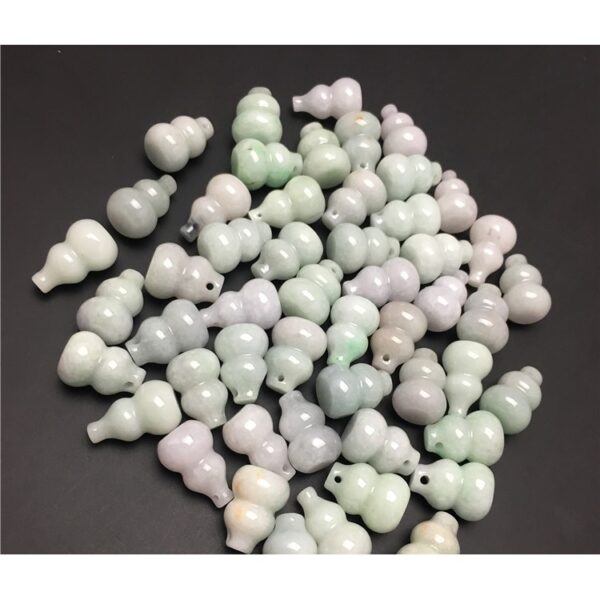 20 pcs / 50 pcs 23 mm high quality natural jadeite gourd bead jade bead - Image 10