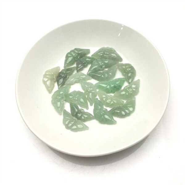 10 pcs / 20 pcs 30 mm high quality natural Burmese jadeite butterfly shape bead jade bead - Image 8
