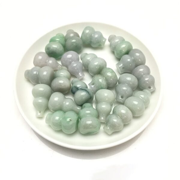 20 pcs / 50 pcs 23 mm high quality natural jadeite gourd bead jade bead - Image 3