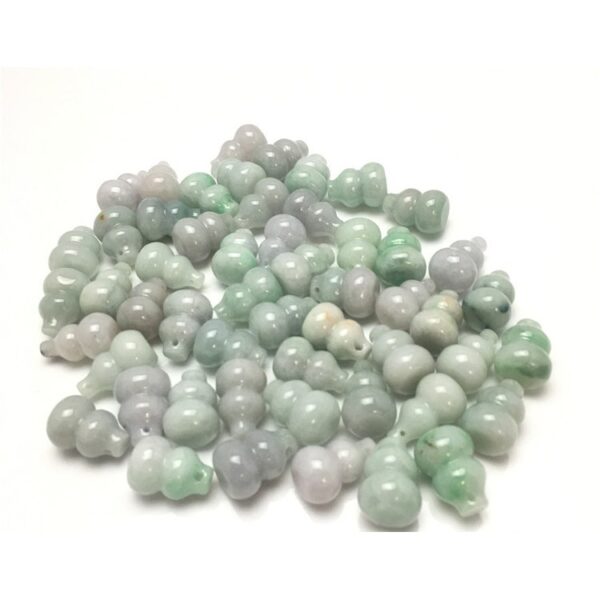 20 pcs / 50 pcs 23 mm high quality natural jadeite gourd bead jade bead - Image 4