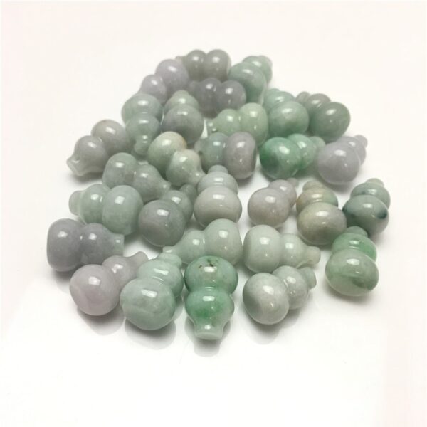 20 pcs / 50 pcs 23 mm high quality natural jadeite gourd bead jade bead - Image 6