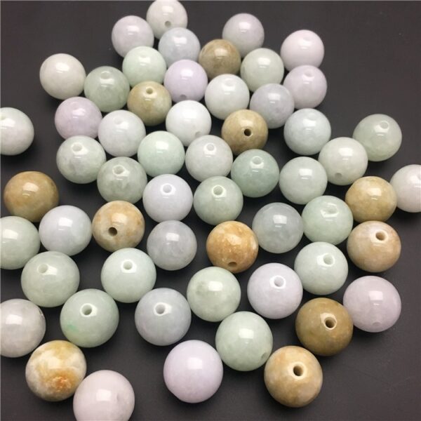 20 pcs / 50 pcs 13 mm natural Burmese jadeite round shape jadeite bead - Image 6