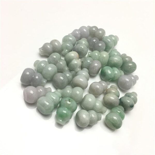 20 pcs / 50 pcs 23 mm high quality natural jadeite gourd bead jade bead - Image 7