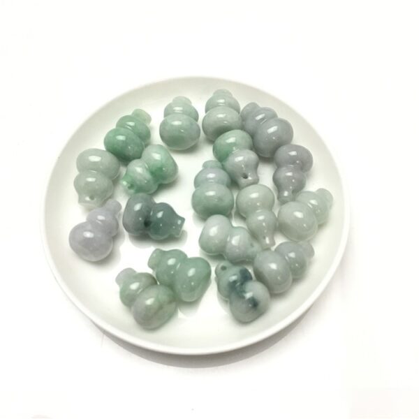 20 pcs / 50 pcs 23 mm high quality natural jadeite gourd bead jade bead - Image 8