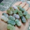 1 pcs / 2 pcs 25 mm high quality natural Burmese jadeite Pixiu shape pendant bead