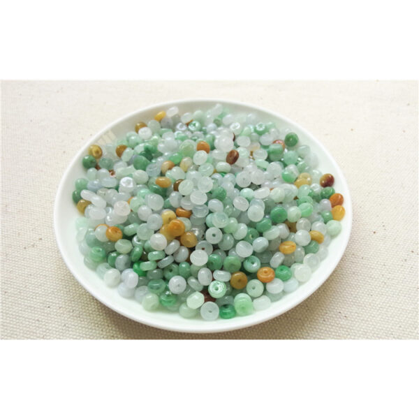 small genuine natural jadeite donut shape bead - Image 4