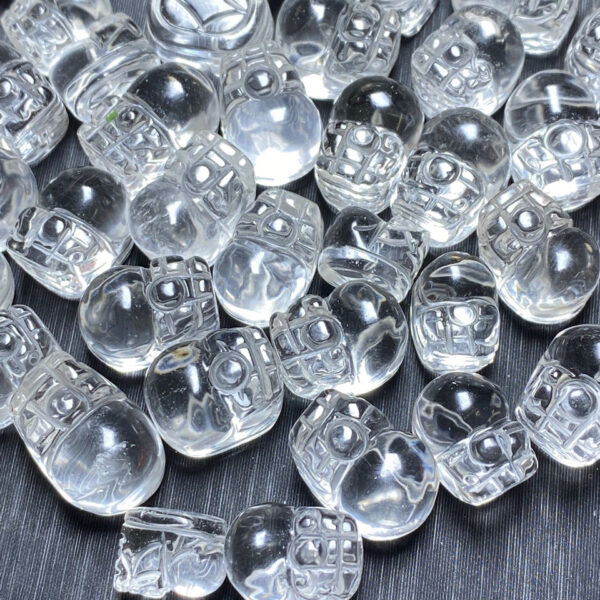 nice pixiu shape natural clear quartz bead - Image 2
