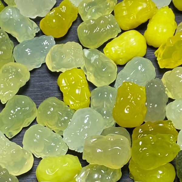 cute pixiu shape serpentine jade bead - Image 2