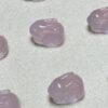 cute rabbit shape rose quartz bead