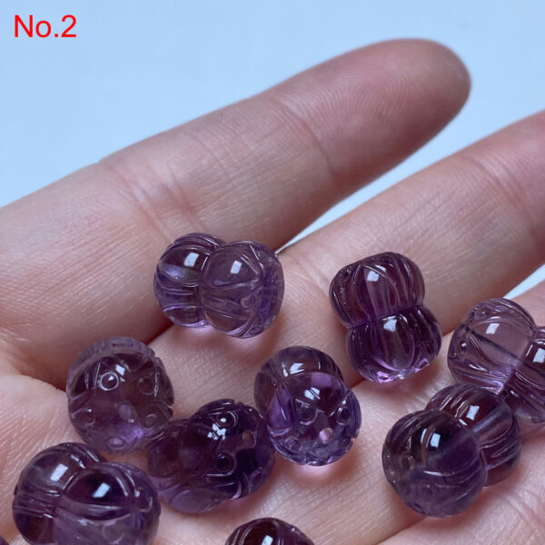 nice lotus flower shape ametrine bead - Image 3