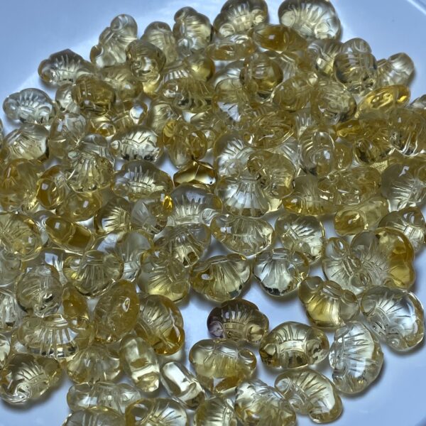 nice ruyi shape clear citrine bead - Image 2