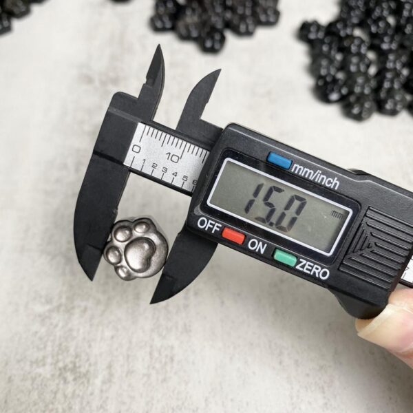 cute cat paw shape obsidian bead - Image 2