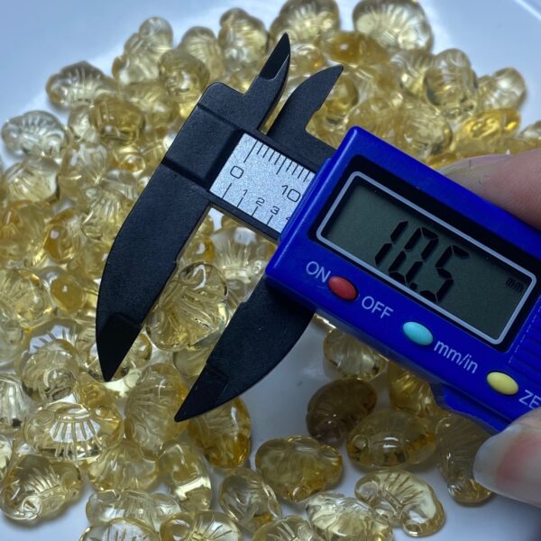 nice ruyi shape clear citrine bead - Image 3