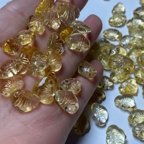 nice ruyi shape clear citrine bead - Image 5