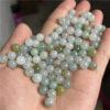 round shape natural ice jadeite bead