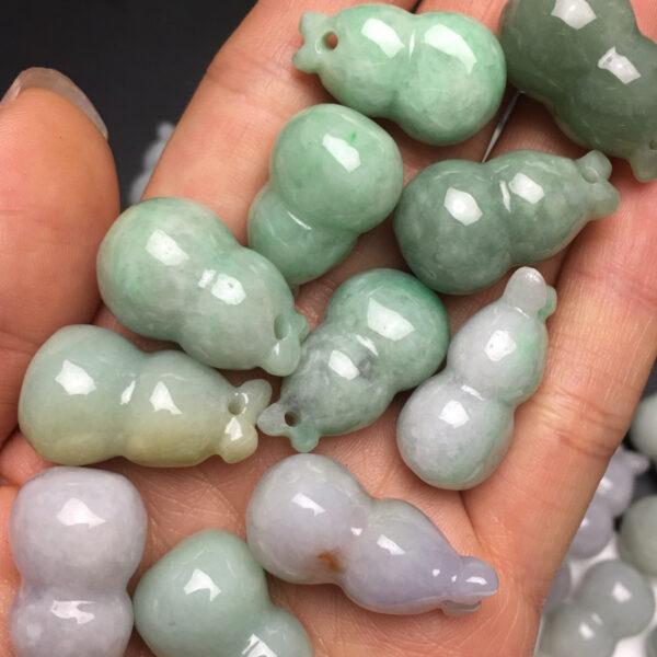 gourd bead, jade gourd, jade bead, jadeite bead, jade pendant - Image 4