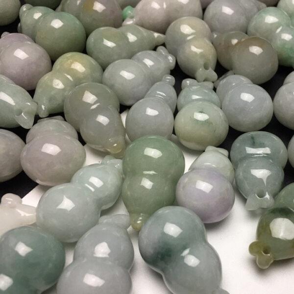gourd bead, jade gourd, jade bead, jadeite bead, jade pendant - Image 5