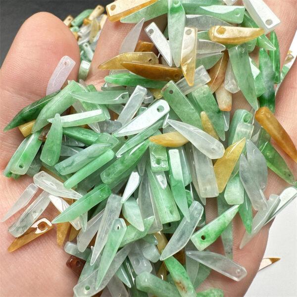 50 beads, pepper bead, jade bead, jadeite charm, colorful bead, clear bead, icy bead - Image 2