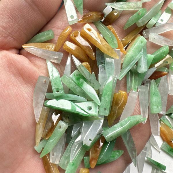 50 beads, pepper bead, jade bead, jadeite charm, colorful bead, clear bead, icy bead - Image 3