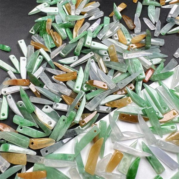 50 beads, pepper bead, jade bead, jadeite charm, colorful bead, clear bead, icy bead - Image 5