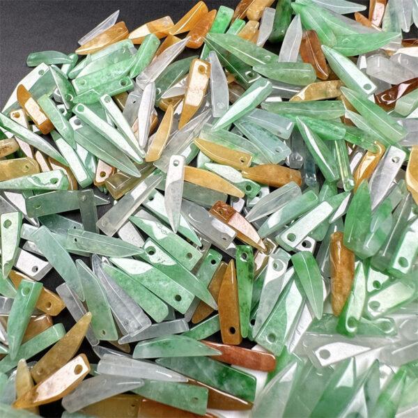 50 beads, pepper bead, jade bead, jadeite charm, colorful bead, clear bead, icy bead - Image 6