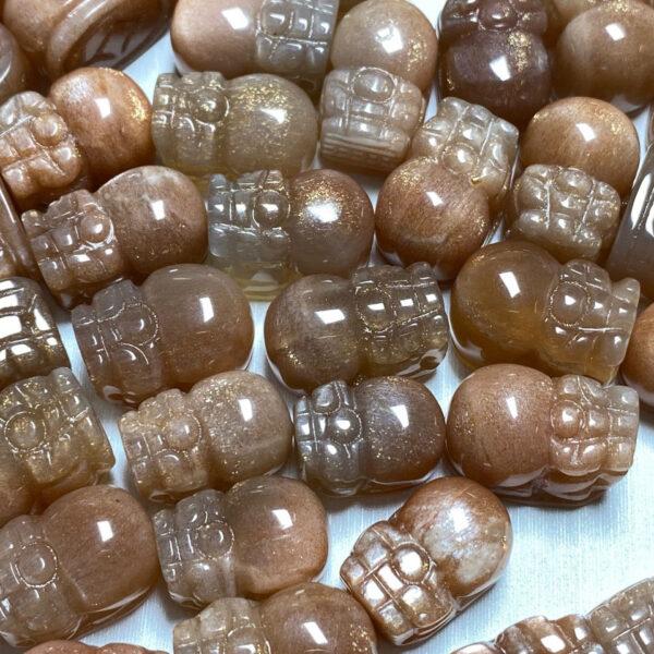 2 pcs / 5 pcs pixiu animal shape natural goldstone bead - Image 8