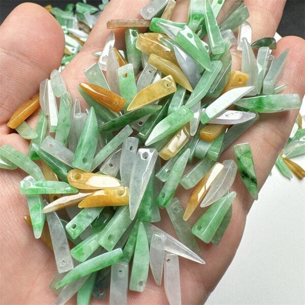 50 beads, pepper bead, jade bead, jadeite charm, colorful bead, clear bead, icy bead - Image 7