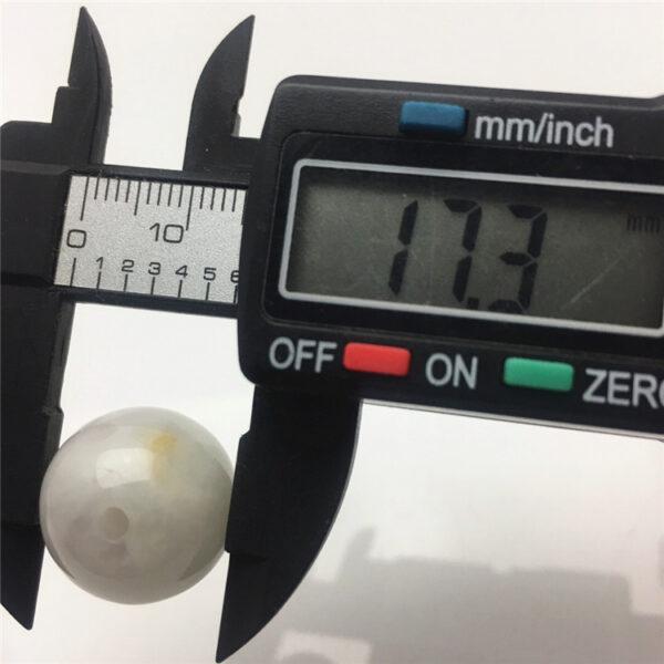 20 pcs 17mm big round shape genuine natural jadeite bead, jade bead - Image 2