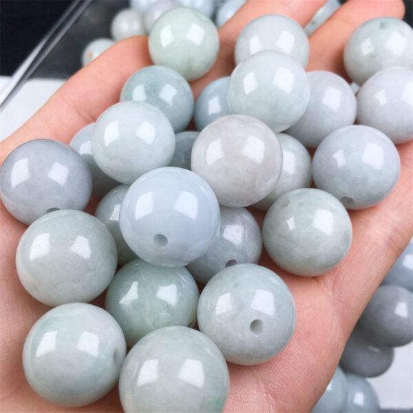 20 pcs 17mm big round shape genuine natural jadeite bead, jade bead