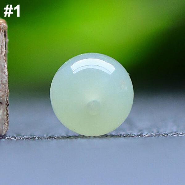 high quality round shape genuine natural nephrite jade bead - Image 6