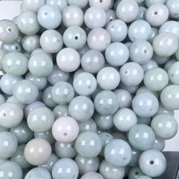 20 pcs 17mm big round shape genuine natural jadeite bead, jade bead - Image 7