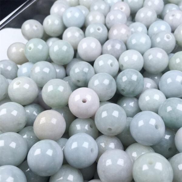 20 pcs 17mm big round shape genuine natural jadeite bead, jade bead - Image 8