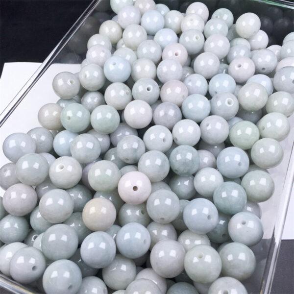 20 pcs 17mm big round shape genuine natural jadeite bead, jade bead - Image 9
