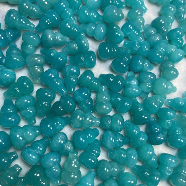 10 pcs gourd shape high quality natural amazonite charm - Image 5
