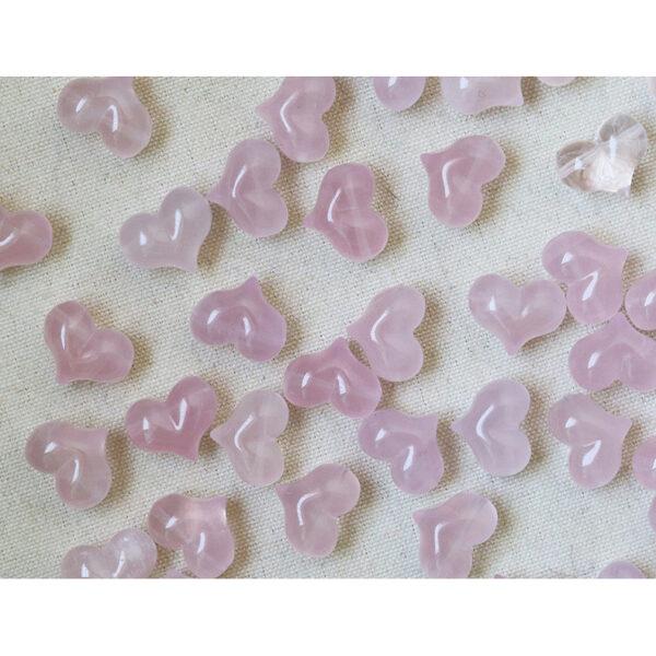nice fat peach shape quartz bead - Image 4
