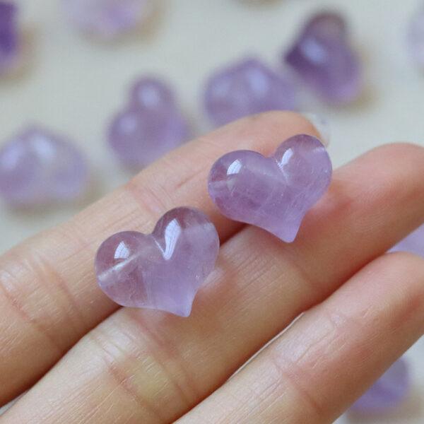 nice fat peach shape quartz bead - Image 10