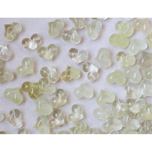 nice fat peach shape quartz bead - Image 5