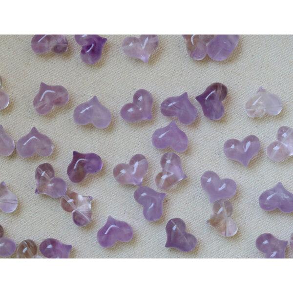 nice fat peach shape quartz bead - Image 6