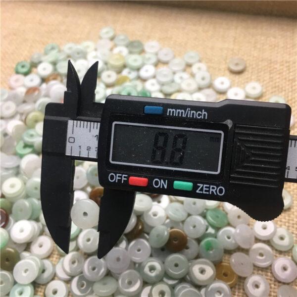 100 pc / 200 pcs rondelle shape genuine natural jadeite bead, jade bead - Image 6