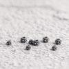 nice snowflake pattern rondelle shape s925 sterling silver bead, oxidized silver bead