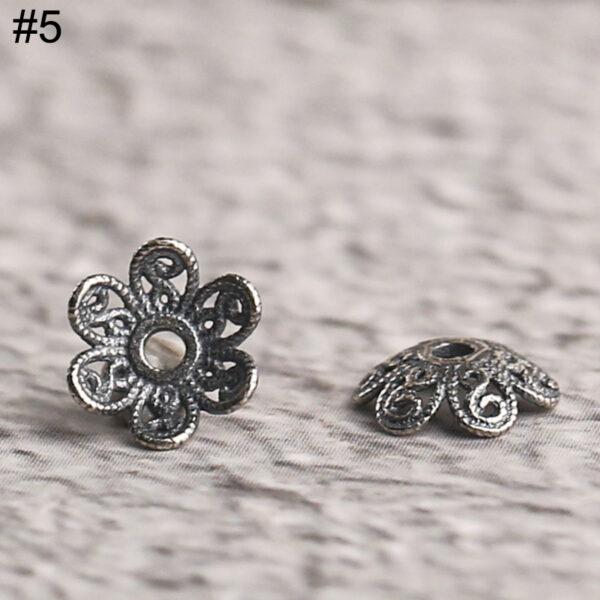 nice s925 sterling silver bead caps, filigree bead - Image 9