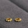 small bumps pattern ring shape gild s925 sterling silver bead, golden ring bead