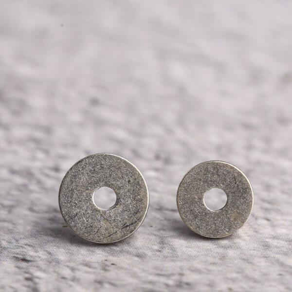 gasket shape s925 sterling silver bead, oxidized silver bead - Image 4
