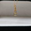 S shape gild s925 sterling silver hook bead, golden bead accessories