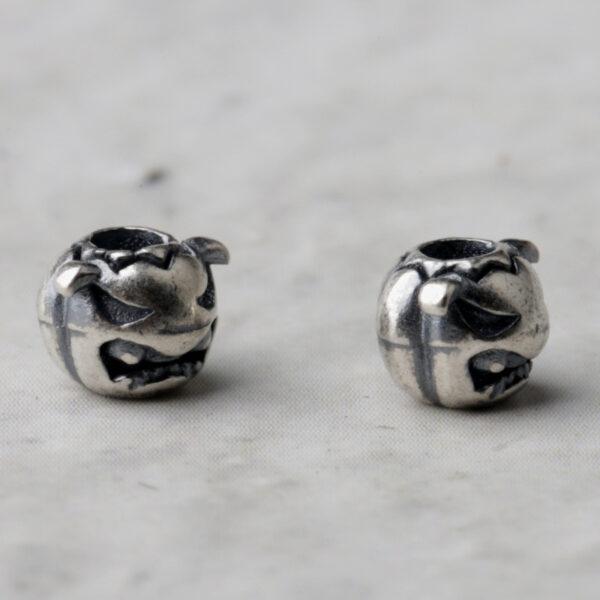 cute beast shape s925 sterling silver bead, oxidized silver bead - Image 3