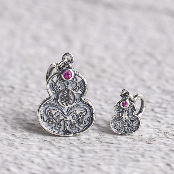 simple roudeshape s925 sterling silver charm bead, oxidized silver bead charm - Image 3