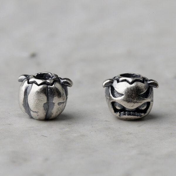 cute beast shape s925 sterling silver bead, oxidized silver bead - Image 4
