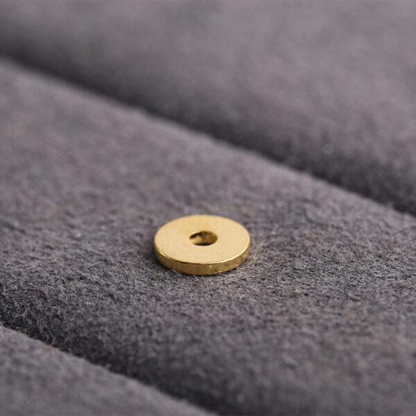 simple gasket shape gild s925 sterling silver bead - Image 6