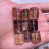 50 g cuboid shape natural Phantom Quartz bead